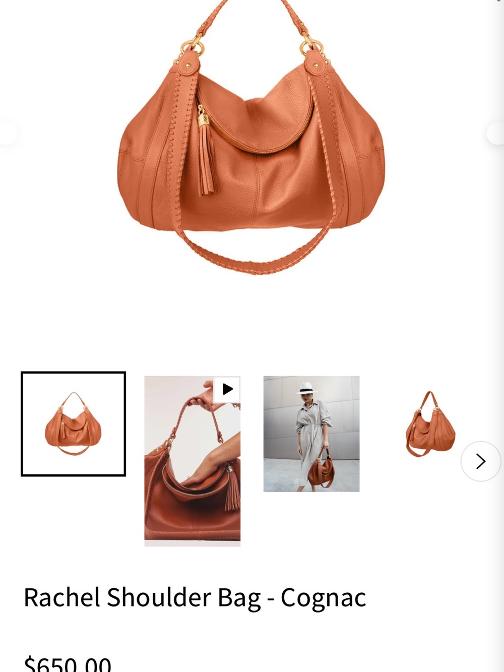 Onna Ehrlich Braided-Handle Shoulder Bag - Cognac